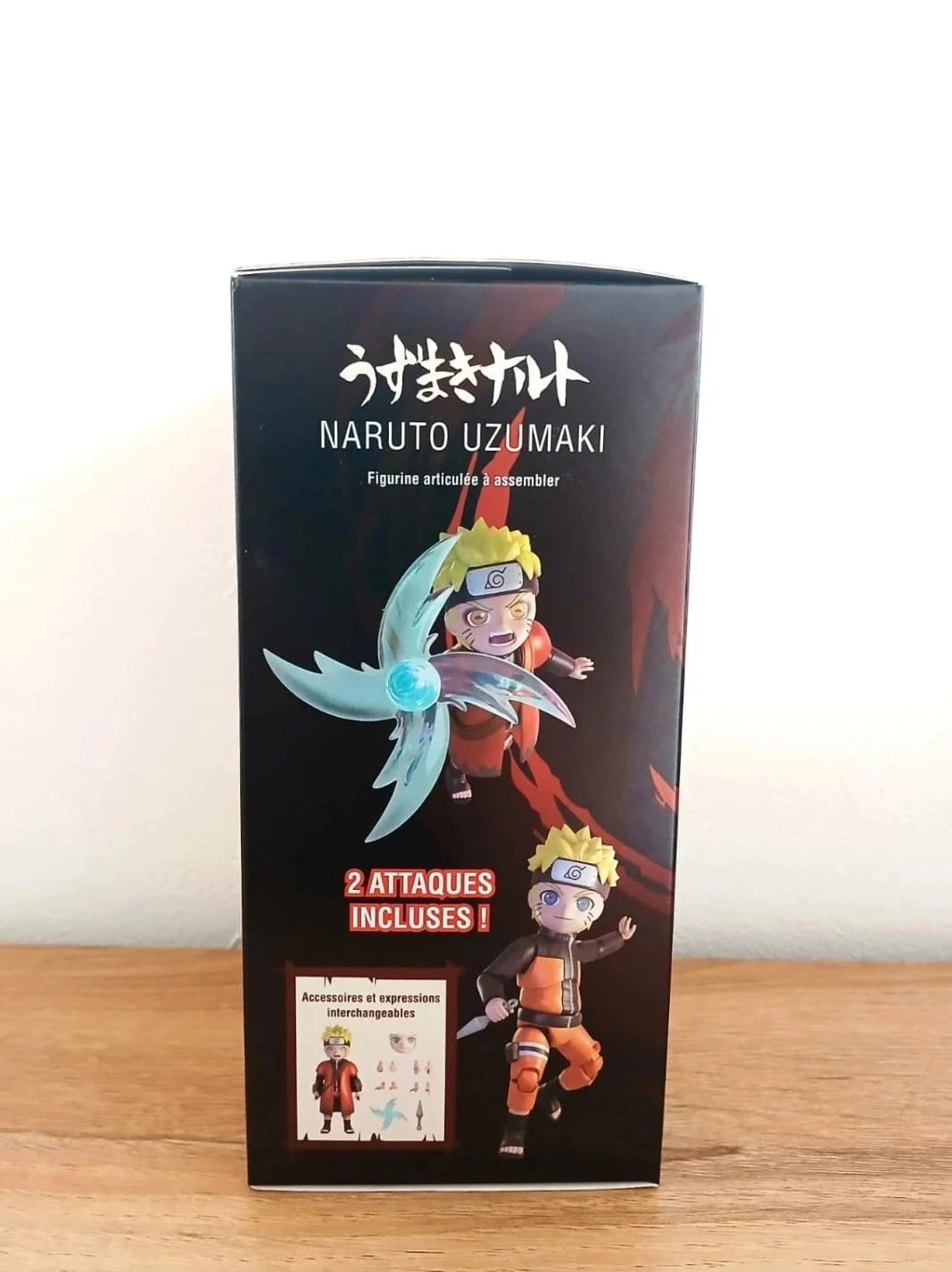Figurine 12cm Silverlit Hero Builder Naruto Sasuke Uchiwaà construire – photo 4